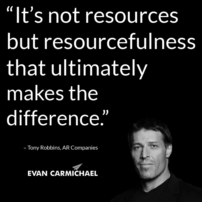 Resourcefullness entrepreneur